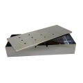 TAOZ Wood Chip Smoker Box With Lid 