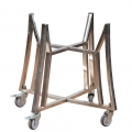 Stainless Steel Cart For Kamado Ceramic Smoker 