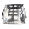 Square stainless steel hollowware 